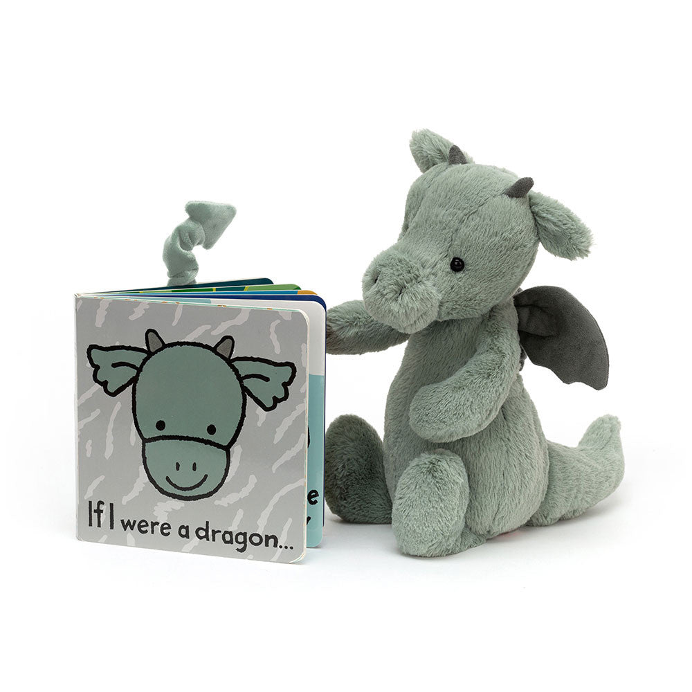 If I Were A Dragon Board Book & Plush Gift Set | Wobblepaws