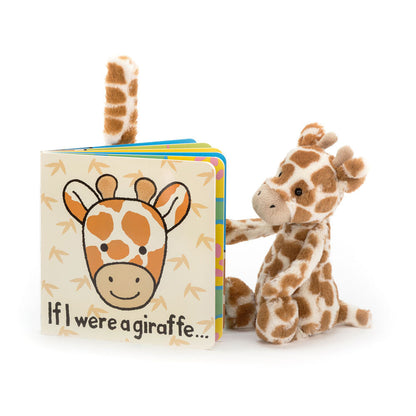If I Were A Giraffe Board Book & Plush Gift Set | Wobblepaws