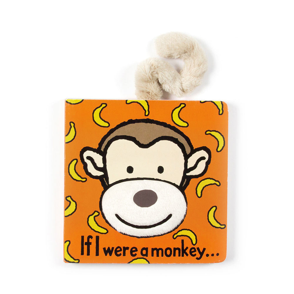 If I Were A Monkey Board Book & Plush Gift Set | Wobblepaws