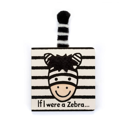 If I Were A Zebra Board Book & Plush Gift Set | Wobblepaws