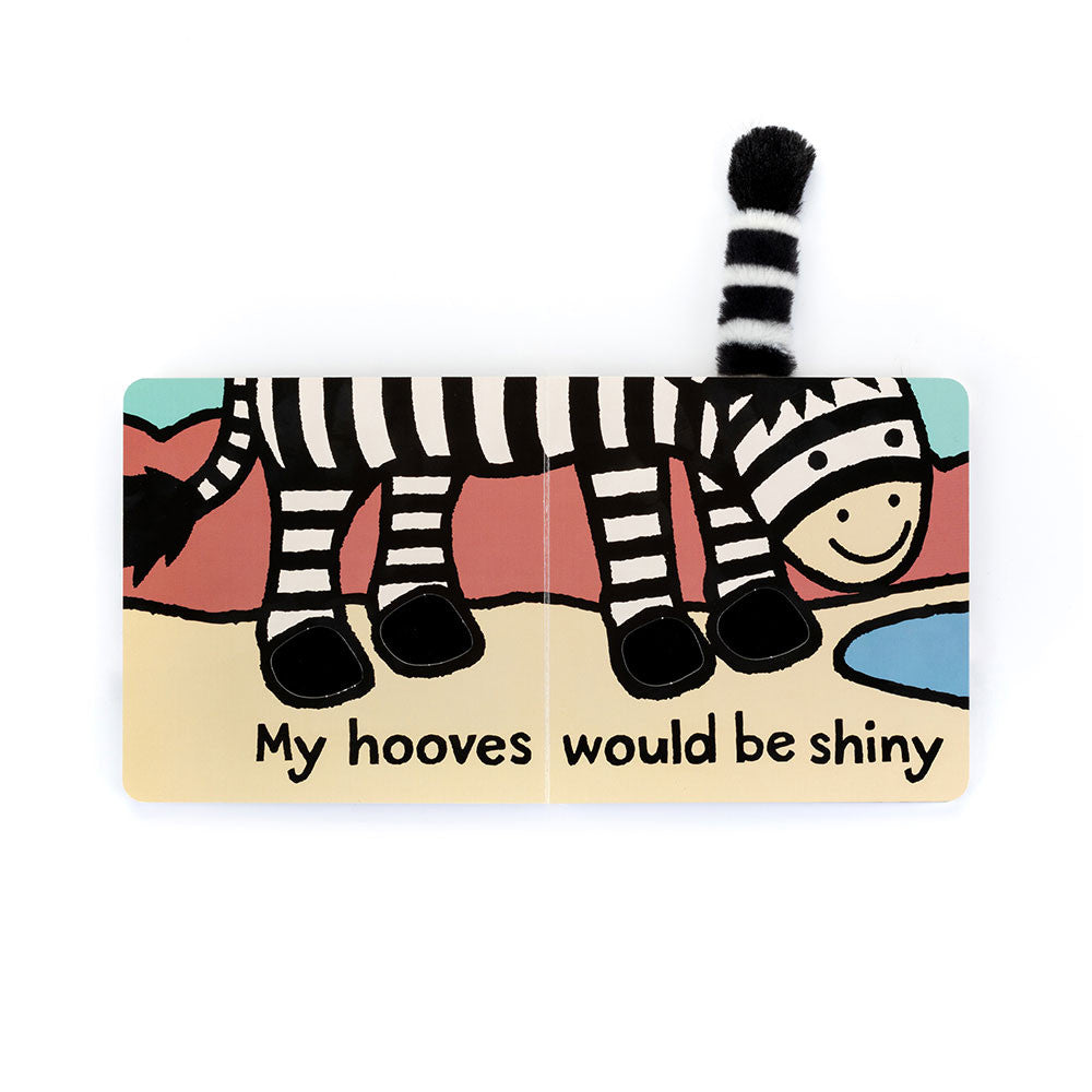 If I Were A Zebra Board Book & Plush Gift Set | Wobblepaws