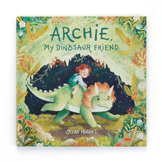 Archie Storybook & Dinosaur Plush Gift Set | Wobblepaws