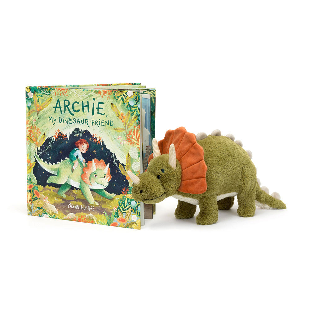 Archie Storybook & Dinosaur Plush Gift Set | Wobblepaws