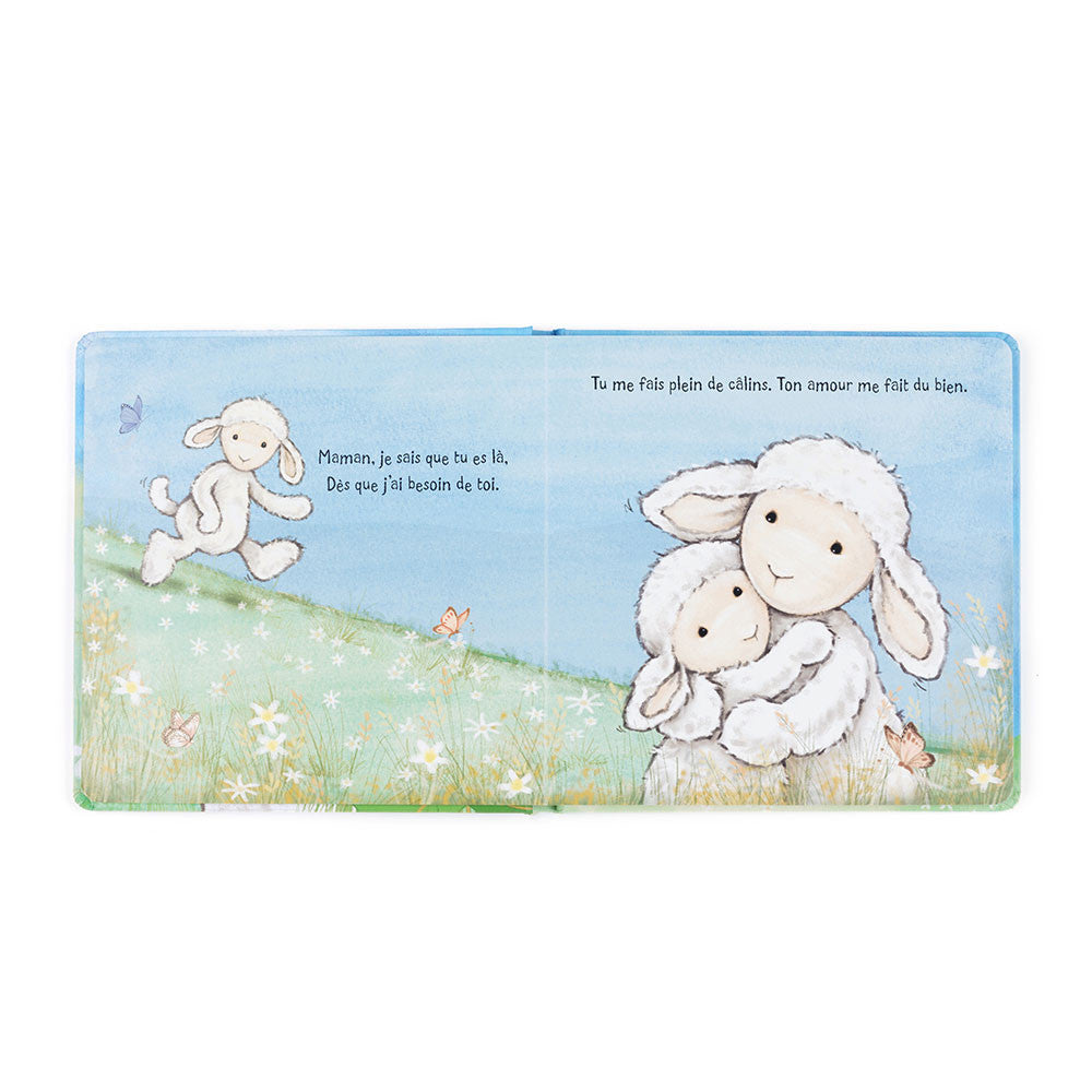 Bashful Lamb Storybook & Plush Gift Set (French Edition)