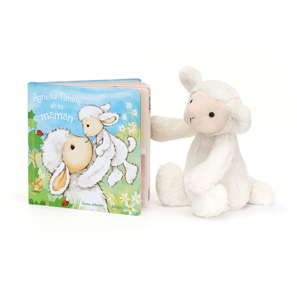 Bashful Lamb Storybook & Plush Gift Set (French Edition)