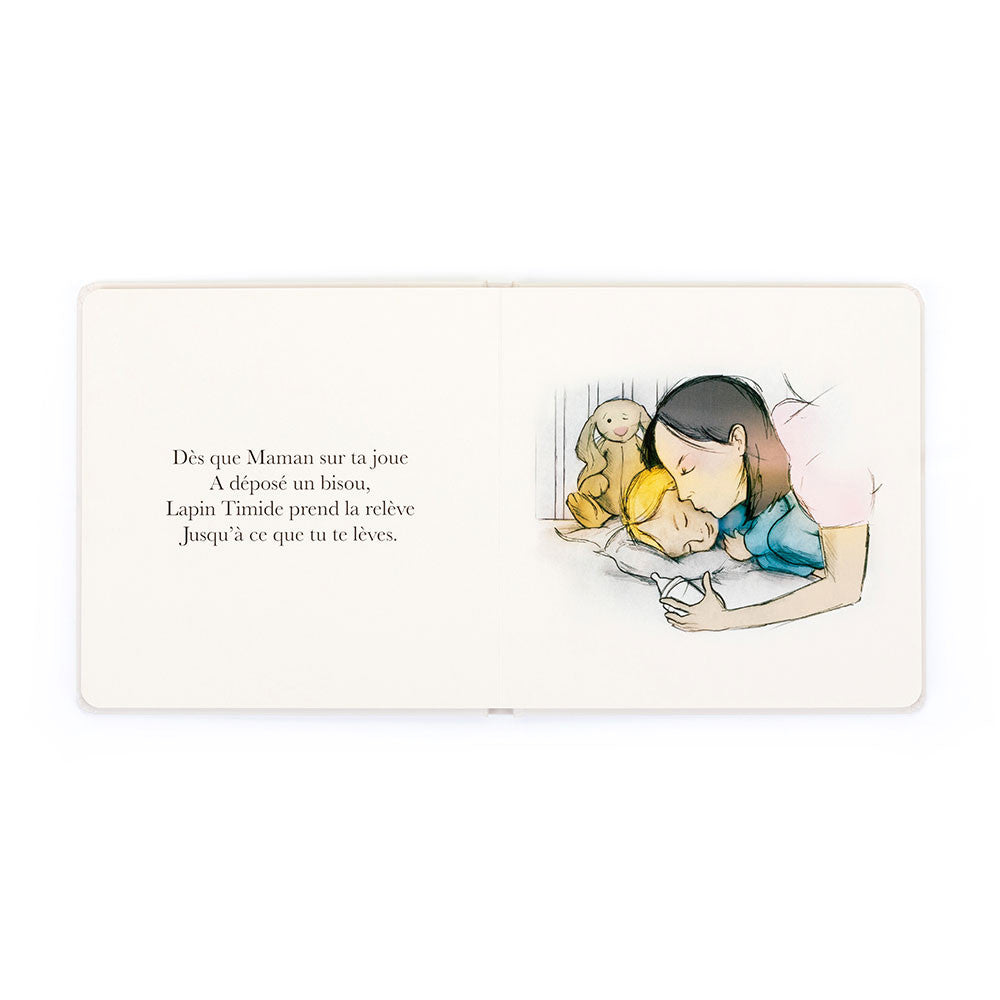 Bunny Bedtime Storybook & Plush Gift Set (French) | Wobblepaws