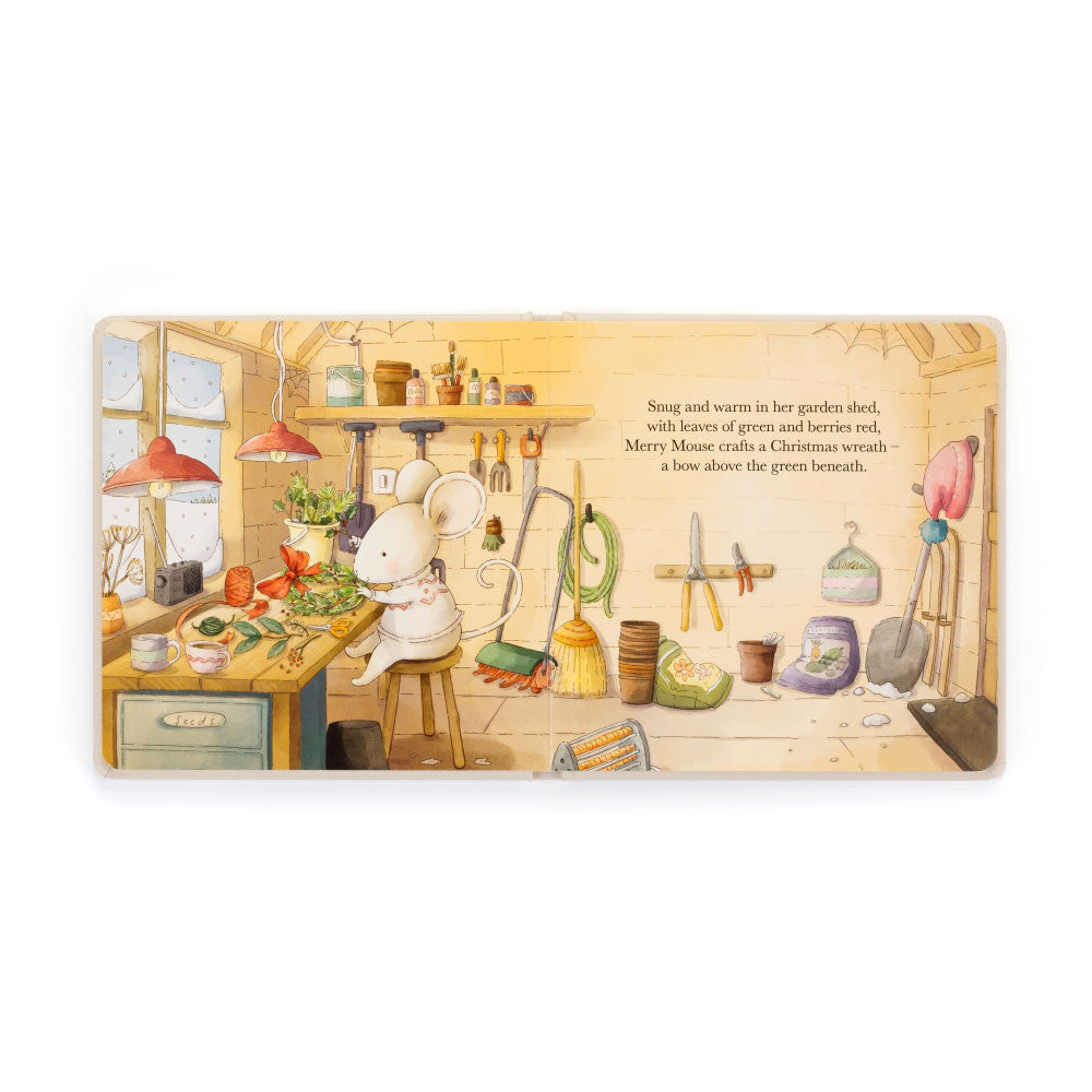 Merry Mouse's Christmas Eve Storybook & Plush Gift Set | Wobblepaws