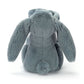 Bashful Dusky Blue Bunny Soother - Soft Baby Comforter | Wobblepaws