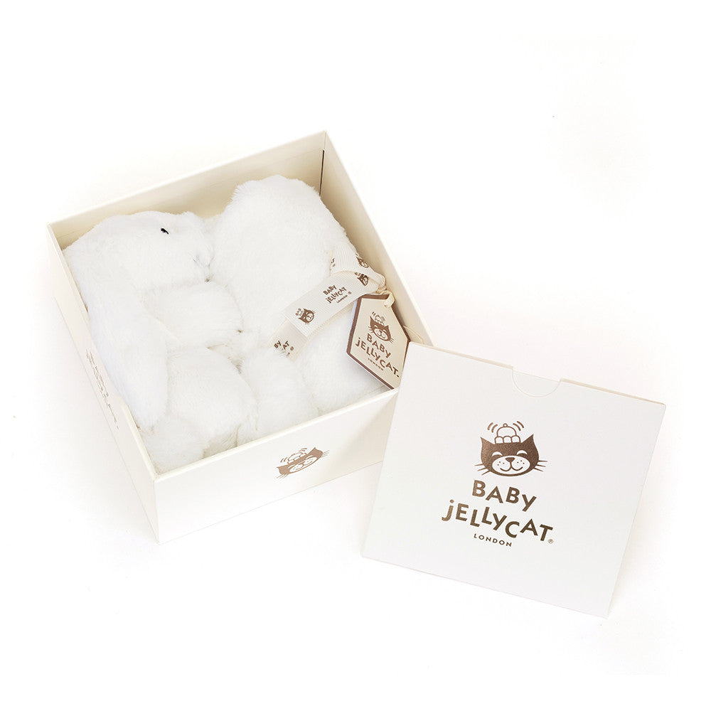 Bashful Luxe Bunny Soother - Soft Baby Comforter | Wobblepaws