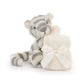 Bashful Snow Tiger Soother - Soft Baby Comforter | Wobblepaws