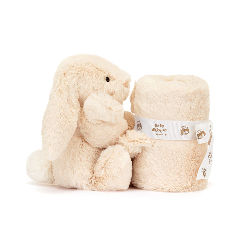 Bashful Luxe Bunny Soother - Soft Baby Comforter | Wobblepaws