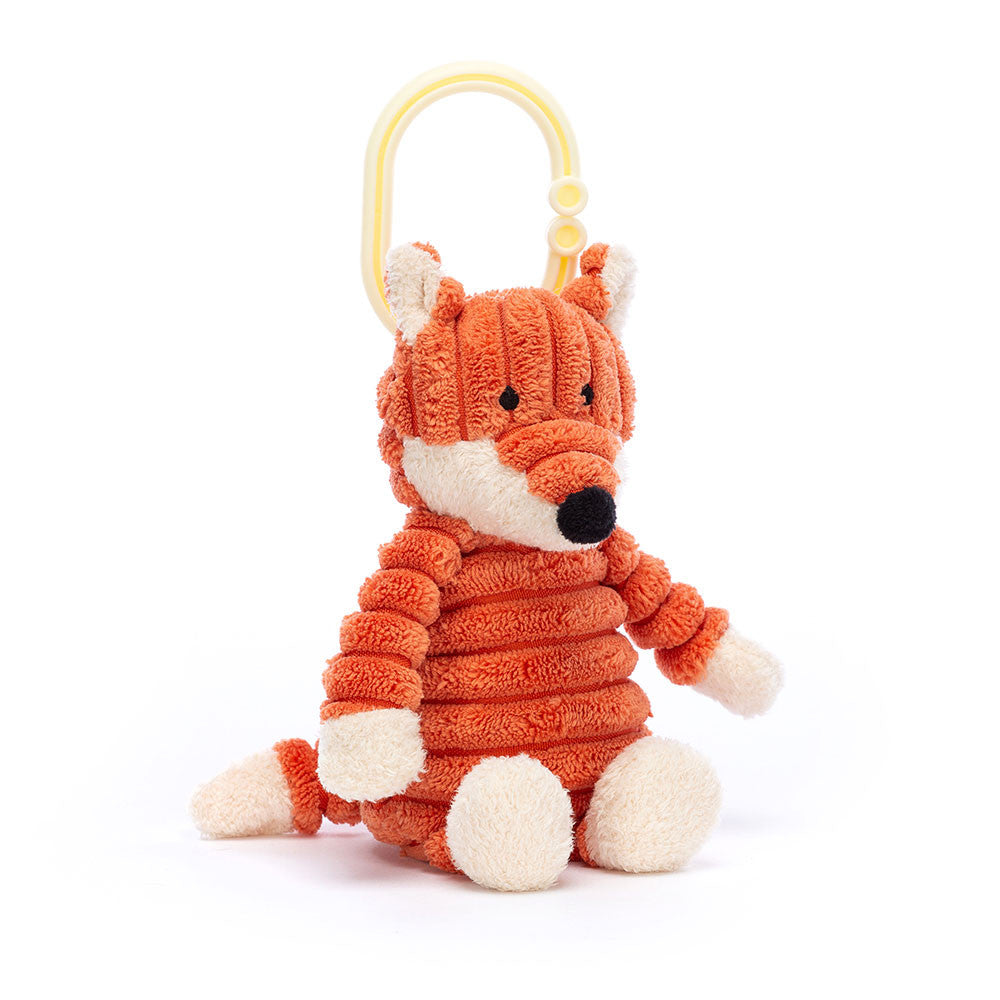 Cordy Roy Baby Fox Jitter - Soft Baby Rattle | Wobblepaws