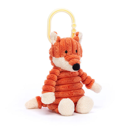 Cordy Roy Baby Fox Jitter - Soft Baby Rattle | Wobblepaws
