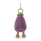 Amuseables Aubergine Bag Charm - Soft Plush Keychain
